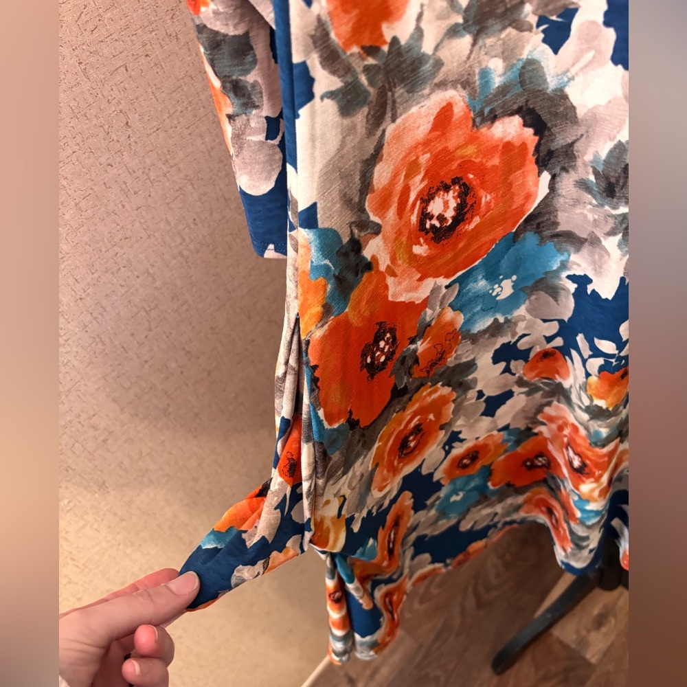 Floral Print Women's Dress honey and lace  small women’s spring or summer - Picture 4 of 6